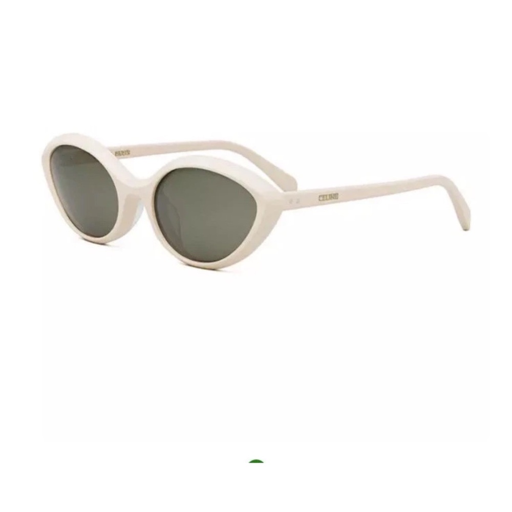 Celine CL40264U 25N Shiny Ivory/Khaki 57-20-140 RX Sunglasses New Authentic $420 - Picture 2 of 16